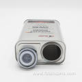 1L Rectangular Metal Tin Can